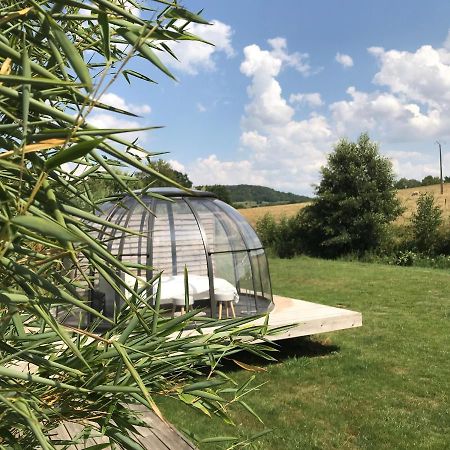 Les Nuits Insolites De La Mothe - Hebergement En Bulle Ou Tiny House Avec Spa Privatif Outremecourt Ngoại thất bức ảnh