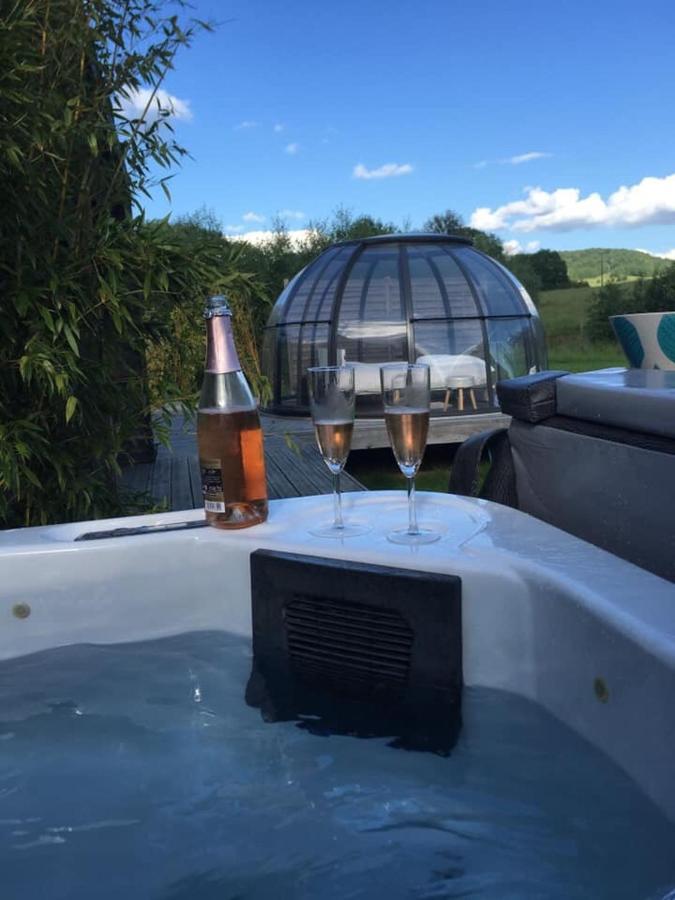 Les Nuits Insolites De La Mothe - Hebergement En Bulle Ou Tiny House Avec Spa Privatif Outremecourt Ngoại thất bức ảnh